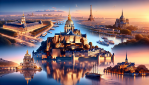 Monuments en I : Invalides, Mont Saint-Michel, Île de la Cité.