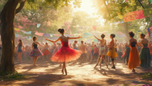 célébrez la journée mondiale de la danse ! un événement dédié à la passion du mouvement et à l'expression artistique à travers le monde. rejoignez-nous pour des spectacles, des ateliers et des activités qui mettent en avant la diversité des styles de danse. exprimez-vous et partagez l'amour de la danse !