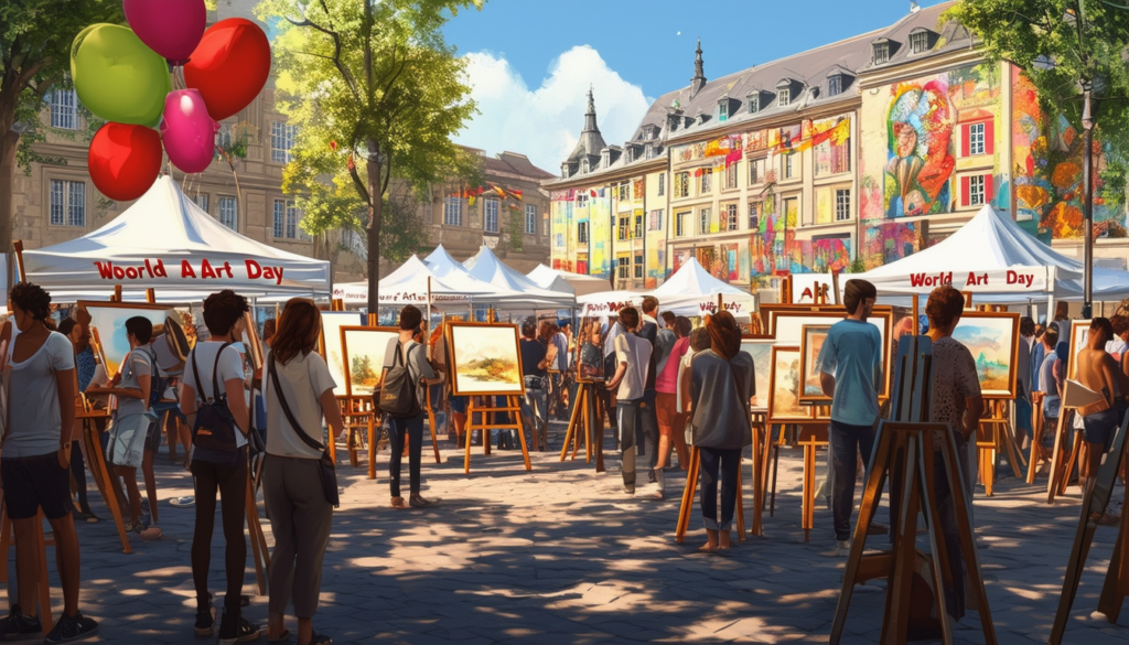 célébrez la journée mondiale de l'art en découvrant la beauté et la diversité des expressions artistiques à travers le monde. participez à des événements, expositions et ateliers pour apprécier le talent des artistes et promouvoir l'importance de l'art dans nos vies.
